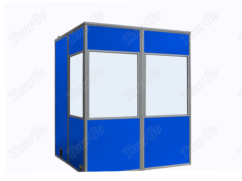 Two-Person Simultaneous Interpreter Booth in Blue