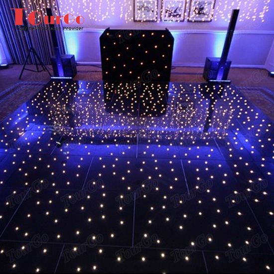 Tourgo Black Led Light Up Dance Floor 10ft 10 Ft For Wedding