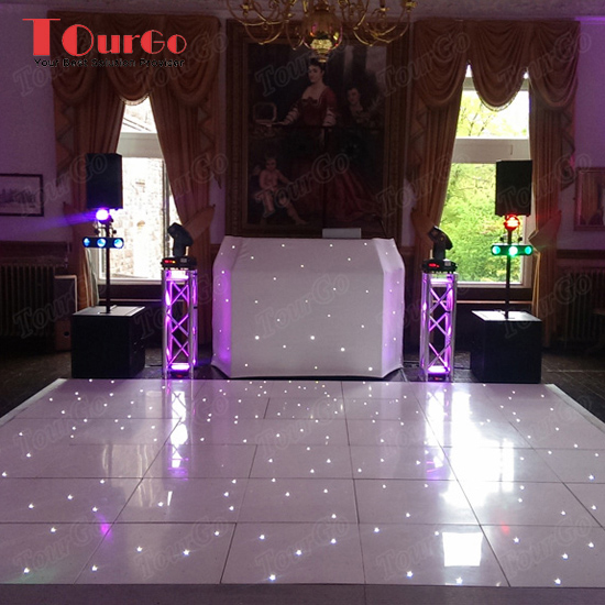 Tourgo Led White Starlit Dance Floor 18ft By 18 Ft For Sale