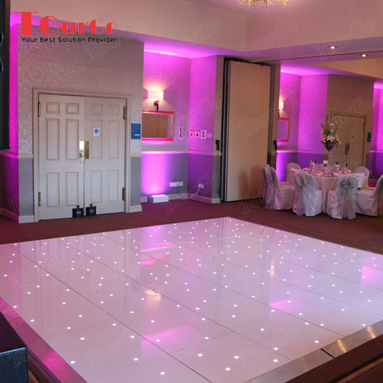 Tourgo 20x16ft Outdoor Waterproof Portable White Dance Floor Rental