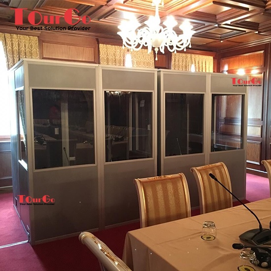 ISO Interpretation Booth/Soundproof Booth For Simultaneous Translation