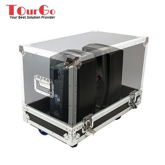 TG Dual 8inch Speaker Cabinet Road Case