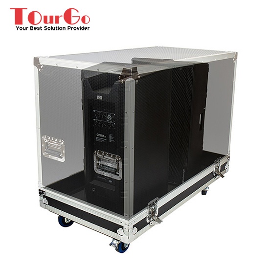 TG Dual 15inch Speaker Cabinet Road Case