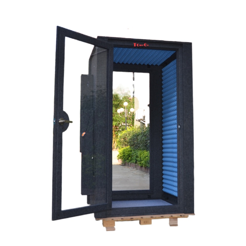 Soundproof acoustic booth glass recording studio/Office private pod/Soundproof booth glass room