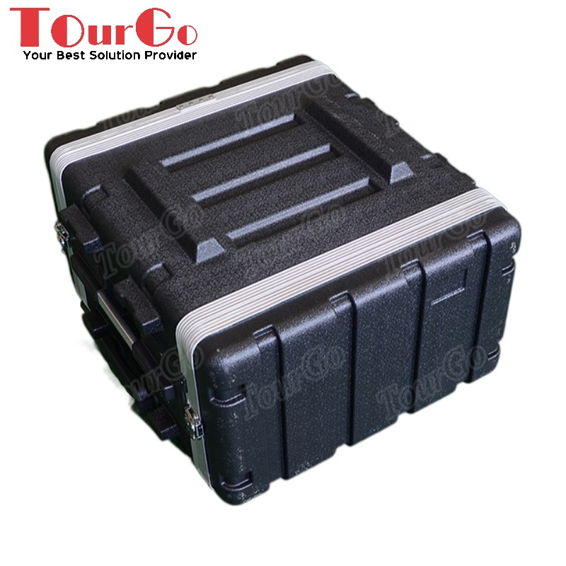 TourGo 19 Inch 4 Unit ABS Microphone Receiver Case - 2RU - 8