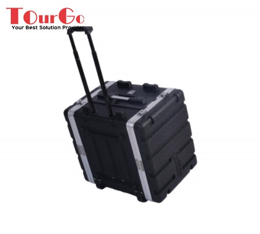 ABS Rack Case 8U Depth 17'' with Trolley and Wheel
