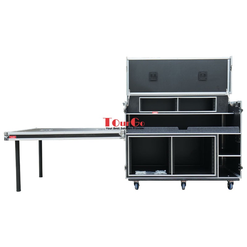 Mobile workstation travel broadcasting platform case live equipment