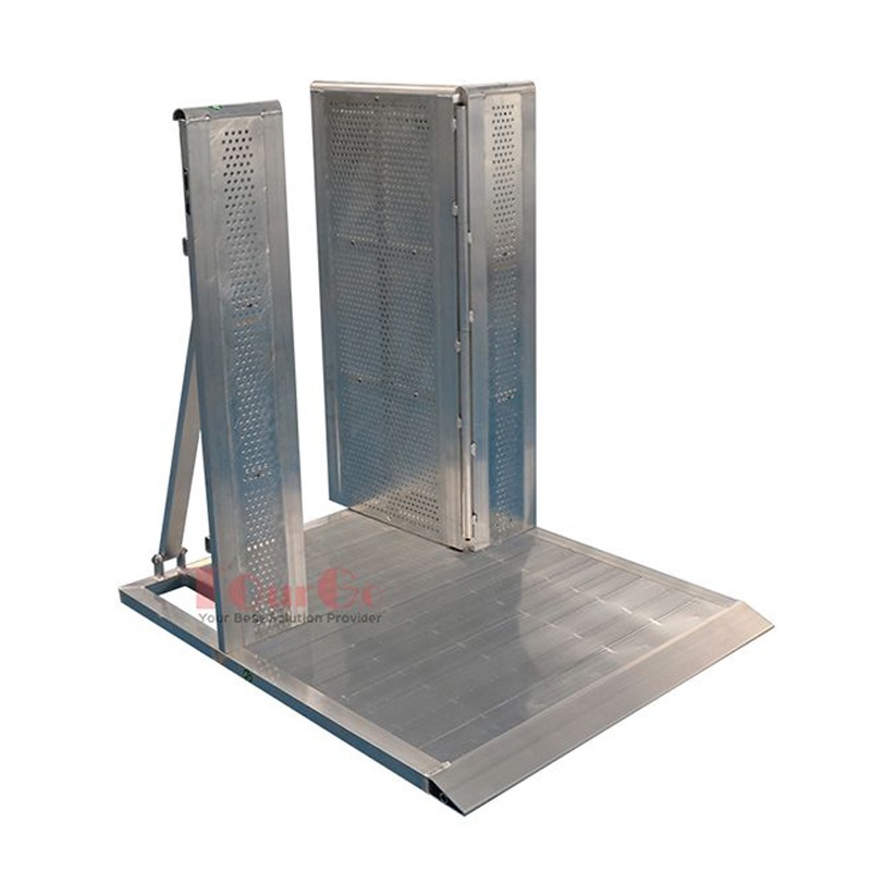 Portable Fence Temporary Aluminum Retractable Crowd Control Gate Barricade Crash Barrier Suppliers
