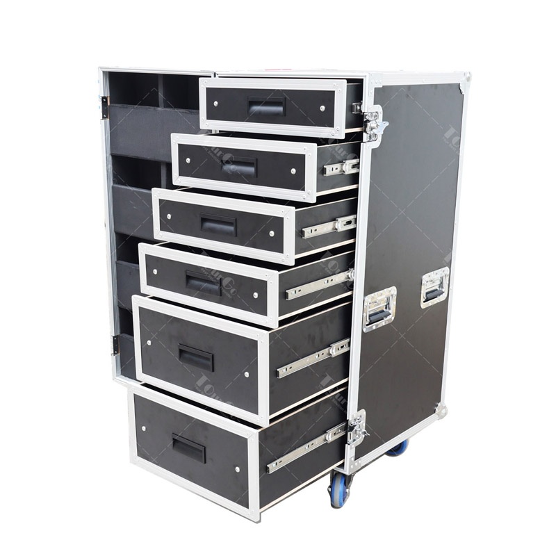 Custom 6 Drawer Flight Case