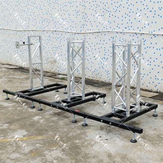 LED Truss System Display Hanging LED Wall Ground Support Stand Compatible with F32,F33,F34 Spigot Truss or 12 Inch Bolt Truss