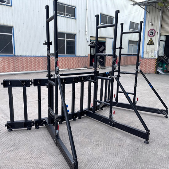 Off-ground Curved LED Screen Ground Support