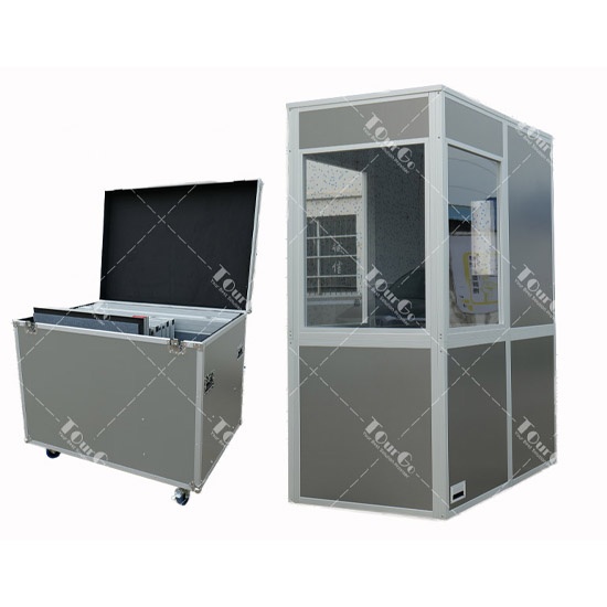 Easy for Elevators One Person Interpreter Booth for Simultaneous Translation Conference Cabin