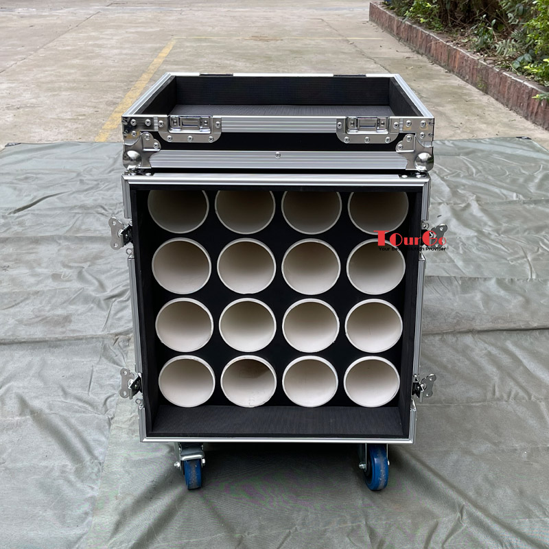 Microphone Box Mic Stand standard road case for 16 tripods