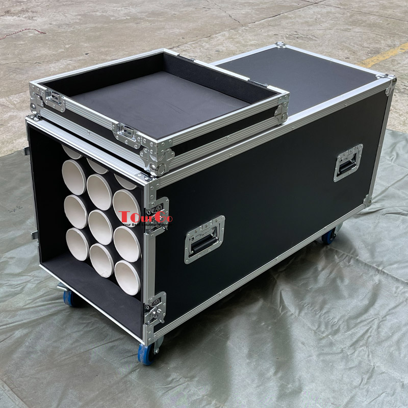 Microphone Box Mic Stand standard road case for 16 tripods