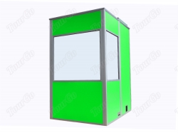 Portable One Person Interpreter Booths in Green