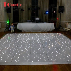 TourGO Sparking White Starlit LED Dance floor 20 x 20ft