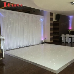 TourGo 24x18ft outdoor waterproof portable white dance floor rental