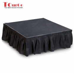  TourGo Portable Stage Skirting 4ft x 4ft Stage Platform for Exhibition Stage
