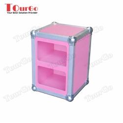 TourGo Pink Bedside Cabinet