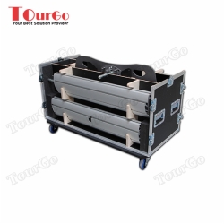 TourGo Smart Metals 062.1000B / 062.3000B Twin LCD and Plasma Stand Base And Bracket Flight case