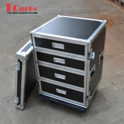 TourGo Custom Small 4 Drawer Production Flight Case