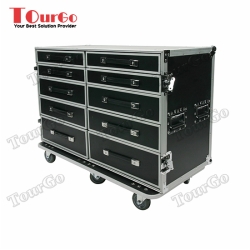 TourGo 7 Drawer Audio Sound Tech Production Utility Road Tour Stage Case