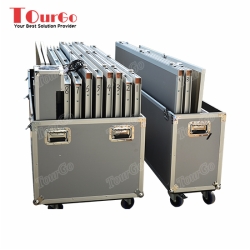 Tourgo Mobile Soundproof Interpreter Booth For Three Person