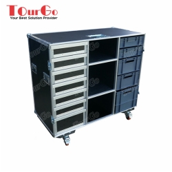 7 Drawer With 5 Euroboxes & Storage Motor Sports Tool Flight case