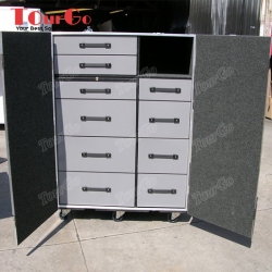 Custom Twin Door Double Wardrobe Trunk Storage Flight Case