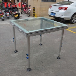 Aluminum Tempered Glass Stage 1.22*1.22m For Swimming Pool Event