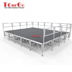 Aluminum Portable Mobile Outdoor Stage For Event Wedding Concert