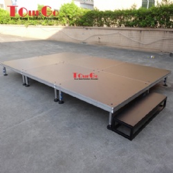 Tourgo Portable Lightweight Aluminum Quick Stage For Outdoor Event
