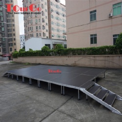 Tourgo Decent Aluminum Portable Stage Platform Design For Outdoor Events