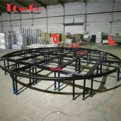 Aluminum Round Beyond Stage System For Outdoor Event