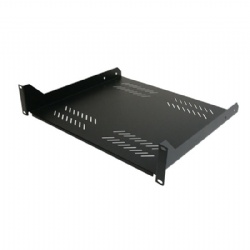2RU 19inch Cantilever Rack Shelf, 400mm Deep
