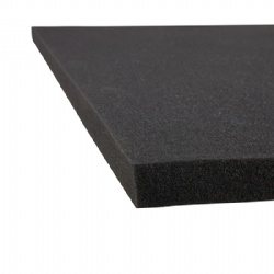 Flat Foam Sheet, 1000x1000x25mm Soft / 25kg/m3 Road Case