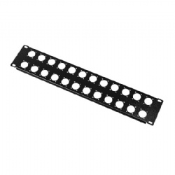 19inch 2RU Patch Panel 24 Channel