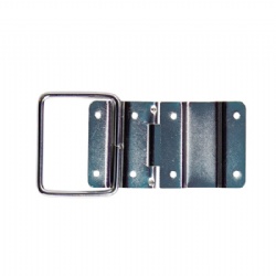 Road Case Lid stay with Small Hinge - Chrome