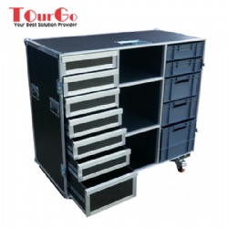 7 Drawer with 5 Euroboxes & Storage Motor Sports/Tool Flightcase