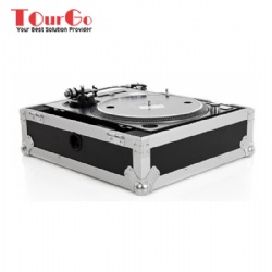 DJ TURNTABLE FLIGHT CASE - ACCOMMODATES VIRTUALLY ANY TURNTABLE