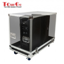 TG Dual 15inch Speaker Cabinet Road Case