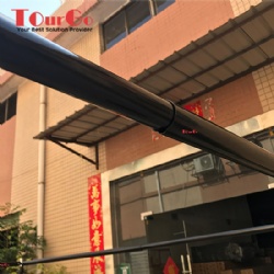 Adjustable Black Paint Pipe Drape System For Exhibition