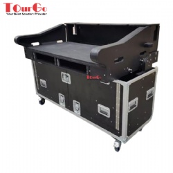 TourGo customized PRO DJ audio equipment Flip Flight Road case Mixer Case for Digico SD8 SD89 SD10