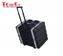 ABS Rack Case 6U Depth 17'' with Trolley and Wheel