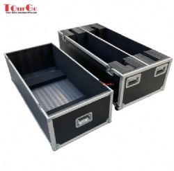 Custom Stackable 70 inch Dual Screen Plasma LCD LED TV Spider Flight Road Storage Portable Case