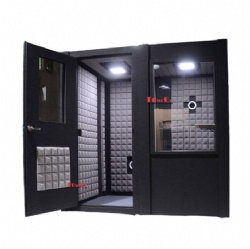 Enhanced Double-Wall Portable Sound Insulation Recording Vocal Music Studio Booth