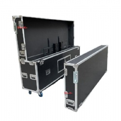 Samsung Display QB98T-B 98'' Motorized Case Pro Riser Electric Lift Flight Case