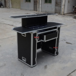 DIY Home Portable Mobile Bar Flight Road Case on Wheels