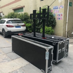 Custom Multi Size Universal 71''-80'' LCD/Plasma Electric Lift Road Flight Carrying Case For Tv