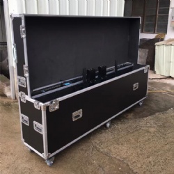 Large Capacity 100inch LCD/Plasma Electric Lift Aluminum Tv Flight Road Case With Reasonable Price